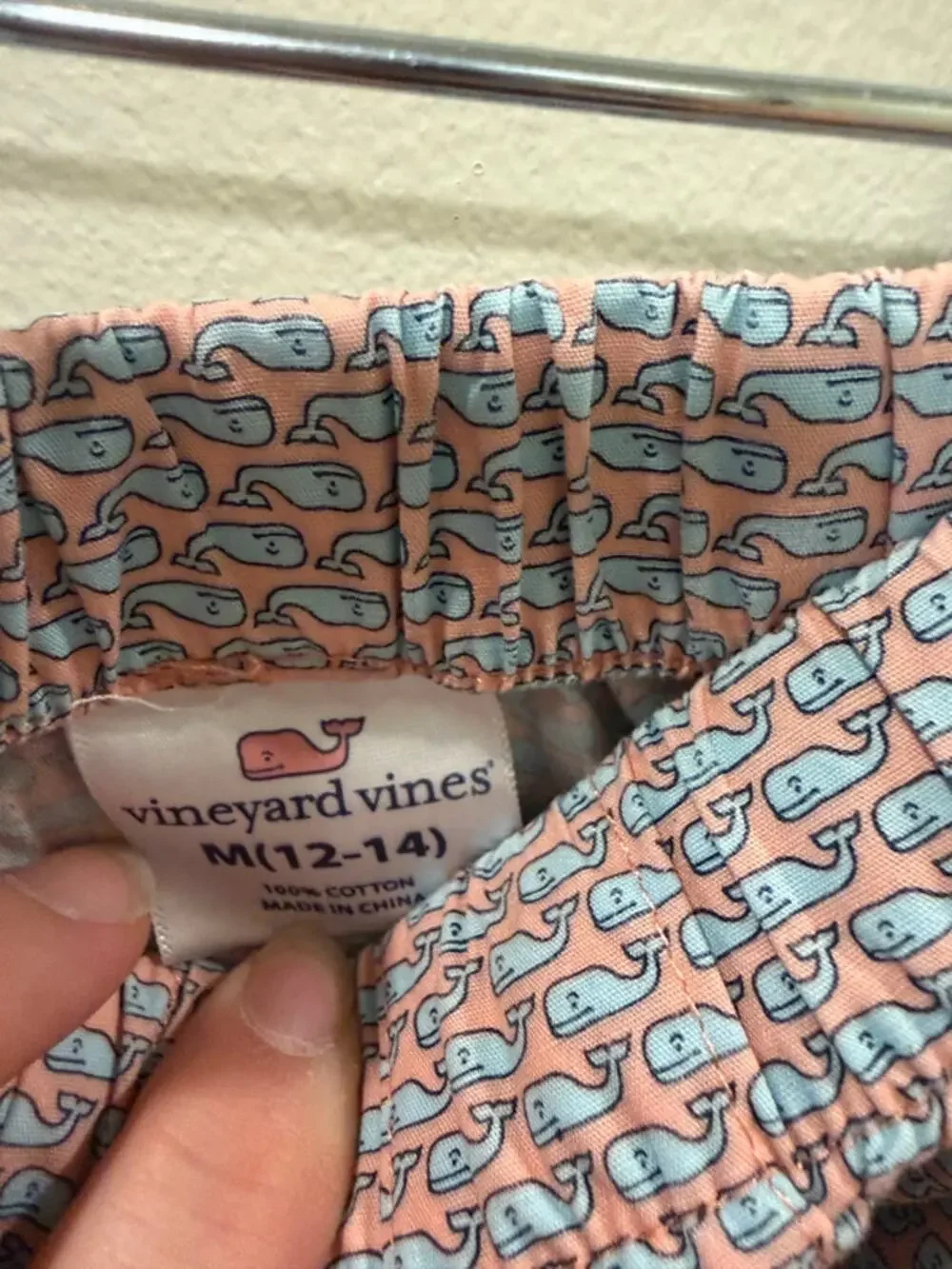 Vineyard Vines Boys Whale Print Boxers | Size M (12-14) 🐳